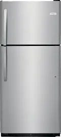 FFTR2021TS Frigidaire 20.4 cu ft Top Freezer Refrigerator - 30 W Stainless Steel