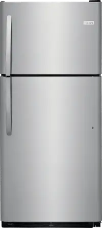 FFTR2021TS Frigidaire 20.4 cu ft Top Freezer Refrigerator - 30 W Stainless Steel