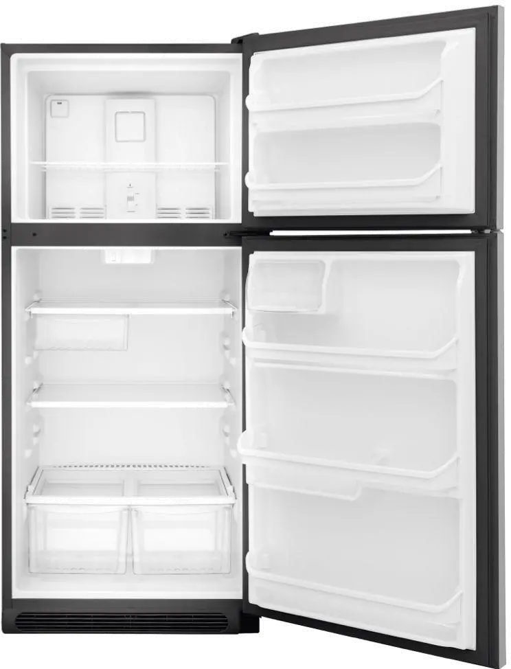 FFTR2021TS Frigidaire 20.4 cu ft Top Freezer Refrigerator - 30 W Stainless Steel-2