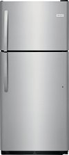 FFTR2021TS Frigidaire 30 Inch Top Mount Freezer Refrigerator - Stainless Steel-1