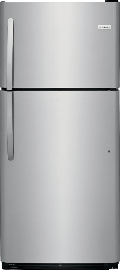 FFTR2021TS Frigidaire Top Freezer Refrigerator 20 cu. ft. - 30 Inch Stainless Steel