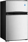 RA31B3S Avanti Compact 2 Door Refrigerator - Stainless Steel 18.5 Inch
