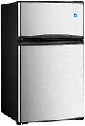 RA31B3S Avanti Compact 2 Door Refrigerator - Stainless Steel 18.5 Inch