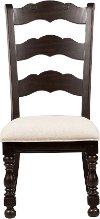 Clearance Smoked Molasses Ladder Back Dining Chair - Caldwell