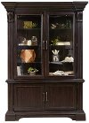 Clearance Smoked Molasses Traditional China Cabinet - Caldwell Collection