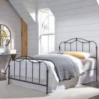 B10C2/METALBED5/0 Nickel Classic Contemporary Queen Metal Bed - Braylen