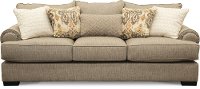 Casual Traditional Taupe Sofa - Bereta