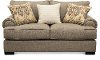 Casual Traditional Taupe Loveseat - Bereta -2