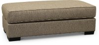 Casual Traditional Taupe Ottoman - Bereta
