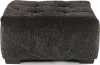 Classic Contemporary Graphite Cocktail Ottoman - Griffin