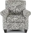 Griffin Gray Paisley Accent Chair