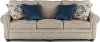 Casual Traditional Taupe Sofa - Heather