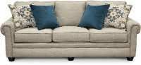 Casual Traditional Taupe Sofa Bed - Heather