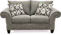 Casual Traditional Carbon Gray Loveseat - Paradigm