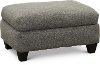 Casual Traditional Carbon Gray Ottoman - Paradigm-2