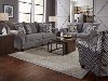 Casual Traditional Gray 2 Piece Living Room Set - Paradigm