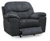 Casual Contemporary Steel Blue Rocker Recliner - Imprint-2
