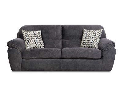 Casual Contemporary Steel Blue Sofa Bed- Imprint