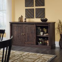 65 Inch Coffee Brown Oak TV Stand - New Grange