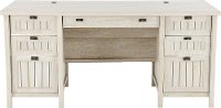 Chalked Chestnut Beige Executive Office Desk - Costa
