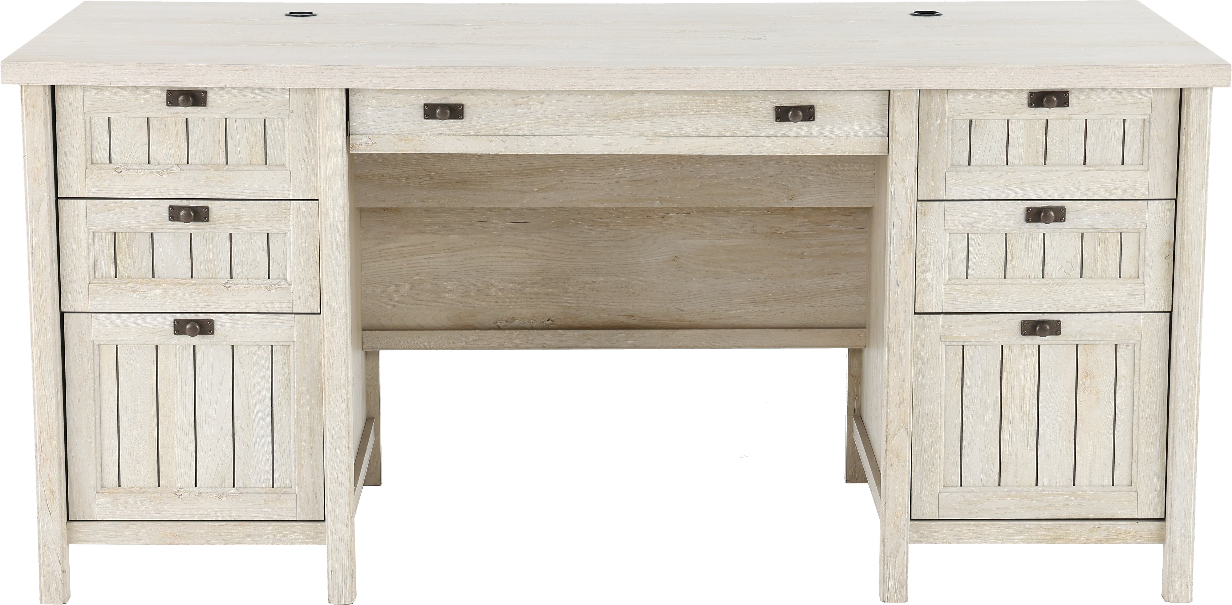 Costa Chestnut Beige Executive Office Desk-1