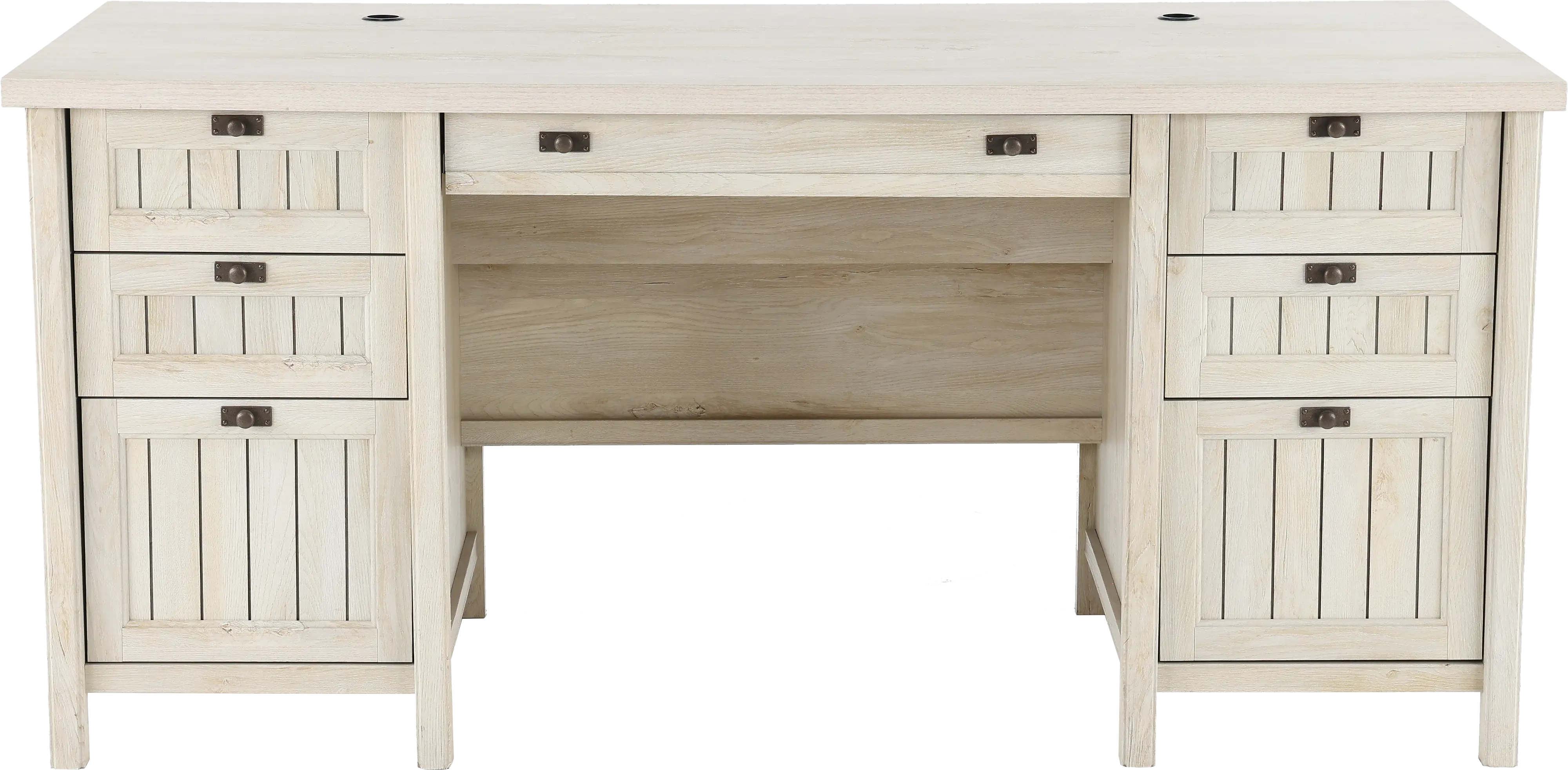 Costa Chestnut Beige Executive Office Desk-1