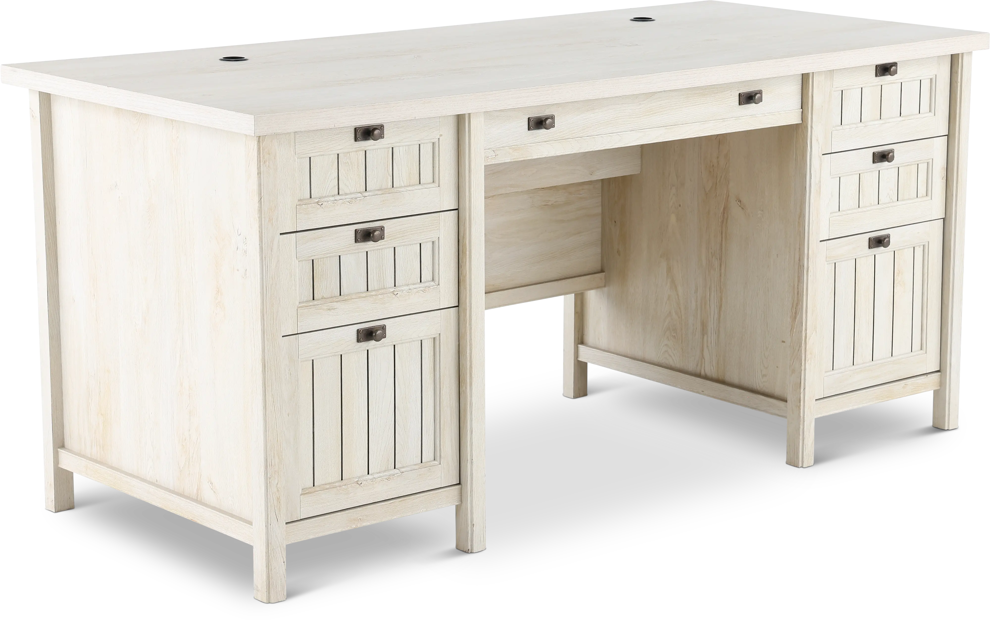 Costa Chestnut Beige Executive Office Desk-3