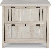Costa Vintage White 2 Drawer Lateral File Cabinet