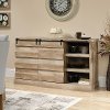 60 Inch Lintel Oak Rustic TV Stand - Cannery Bridge