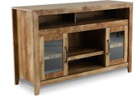 59 Inch Rustic Oak TV Stand - Dakota Pass
