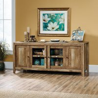 70 Inch Rustic Oak TV Stand - Dakota Pass