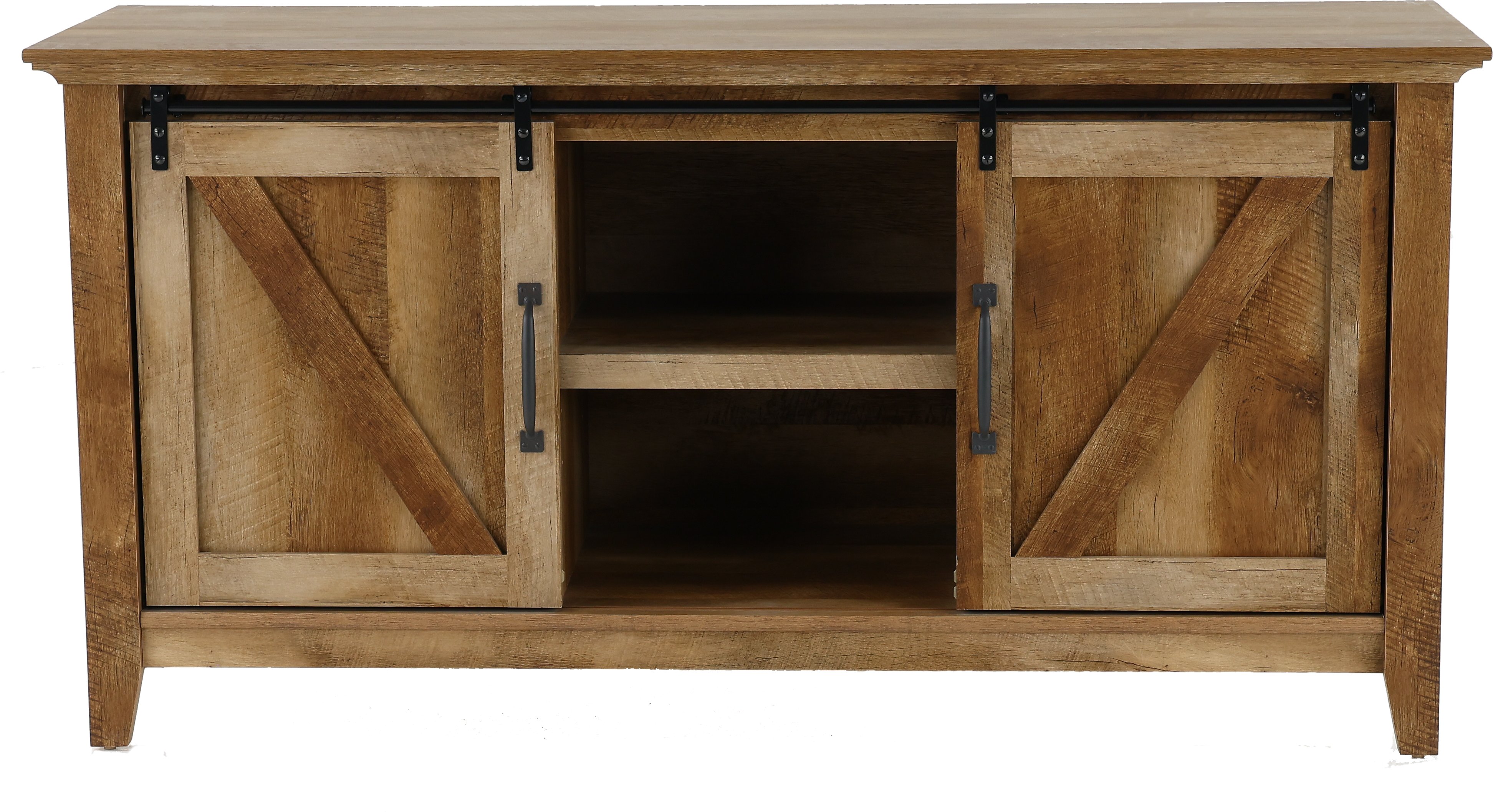 Dakota Pass 65 Inch Rustic Oak TV Stand-1