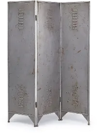 Metal 3-Panel Locker Room Screen Divider