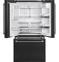 CYE22UELDS Cafe French Door Refrigerator - 36 Inch Black Stainless Steel Counter Depth-3