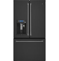CYE22UELDS Cafe French Door Refrigerator - 36 Inch Black Stainless Steel Counter Depth-4