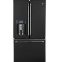CYE22UELDS GE Cafe Series French Door Refrigerator - 36 Inch With Keurig K-Cup Brewing System Counter Depth - Black Stainless Steel