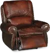 Amaretto Brown Leather Power Recliner