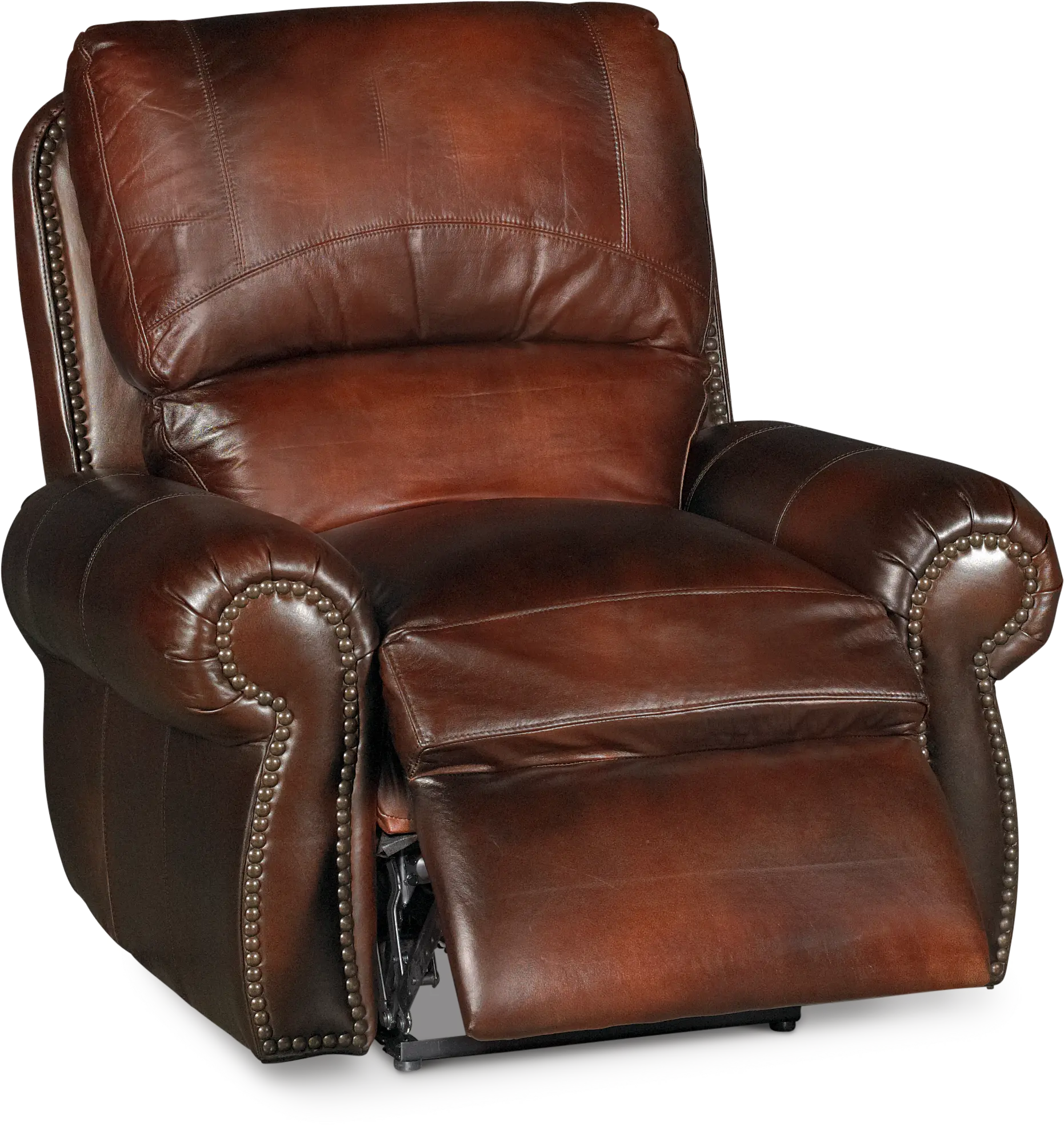 Amaretto Leather Power Recliner-1
