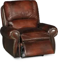Amaretto Leather Power Recliner