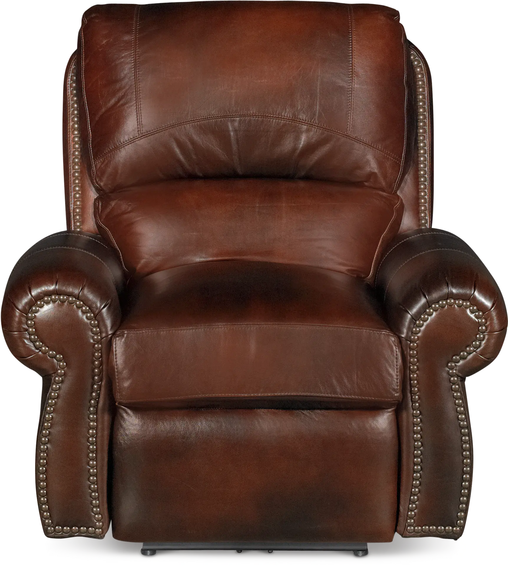 Amaretto Leather Power Recliner-2
