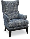 Classic Sapphire Blue Wing Chair - Admiral