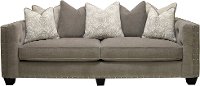 Traditional Gray Sofa - Caprice