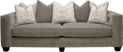 Traditional Gray Sofa - Caprice
