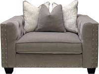 Traditional Gray Chair - Caprice