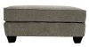 Traditional Gray Ottoman - Caprice