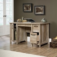 Lintel Oak Computer Desk - Cannery Bridge