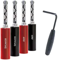 AudioQuest SureGrip #100 Series Silver Bananas 8 pack