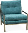 Clearance Modern Teal Metal Accent Chair - Cordoba