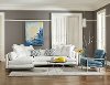 Modern Pearl White 2 Piece RAF Sectional Sofa - Cordoba-2