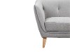 Mid-Century Modern Light Gray Sofa - Avery-3